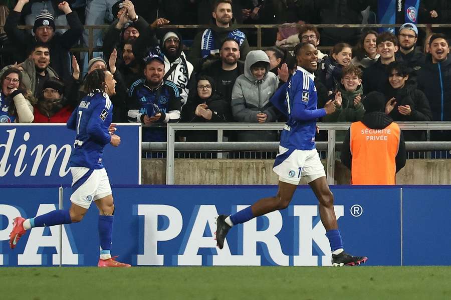 Diego Moreira et Emanuel Emegha, le duo gagnant de Strasbourg en cette année 2025.