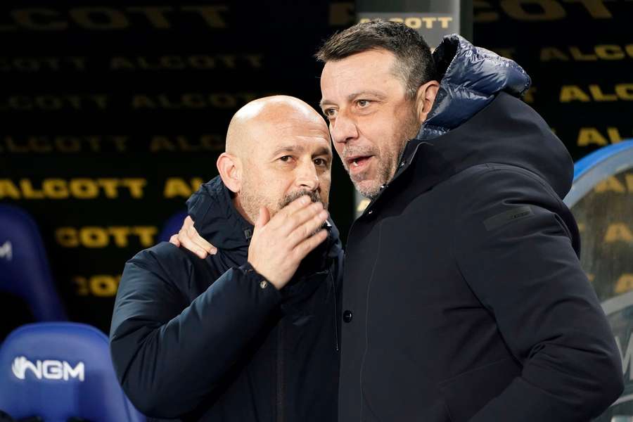 I due tecnici: Vincenzo Italiano e Roberto D'Aversa