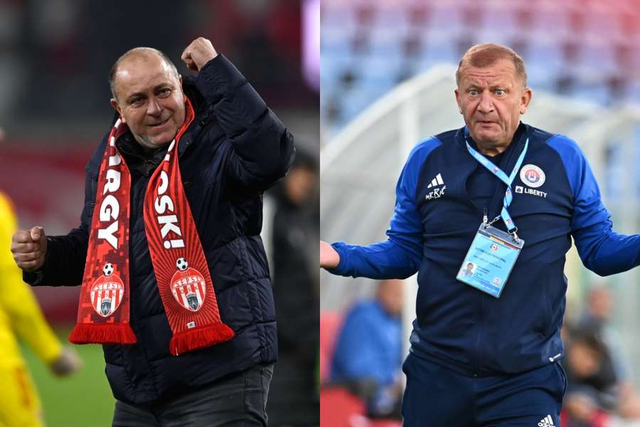 Laszlo Dioszegi, patronul lui Sepsi, și Dorinel Munteanu