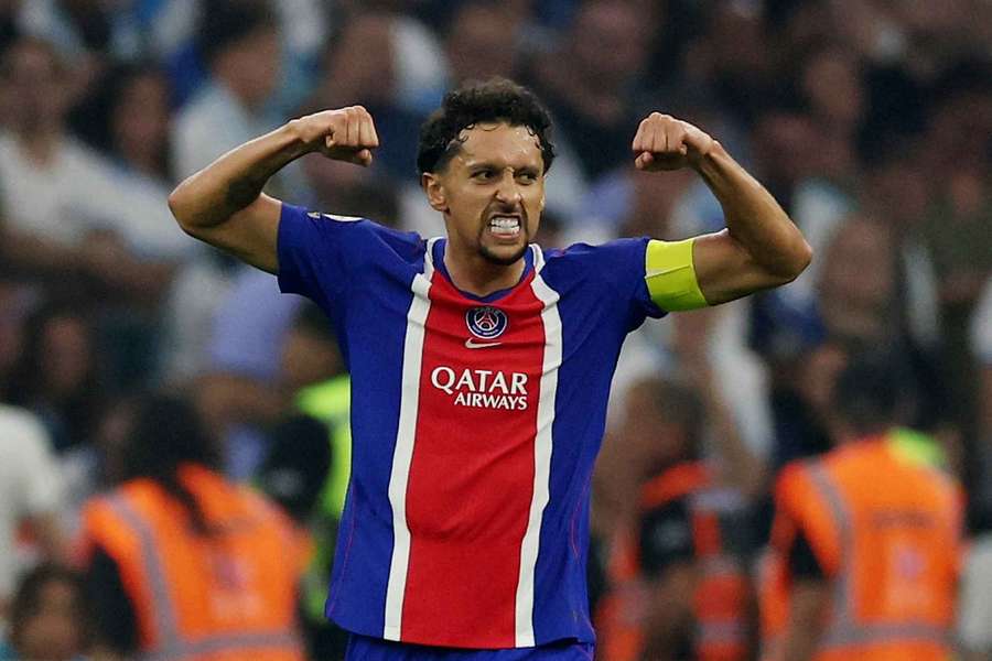 Marquinhos fez o gol da vitória do PSG Marquinhos fez o gol da vitória do PSG