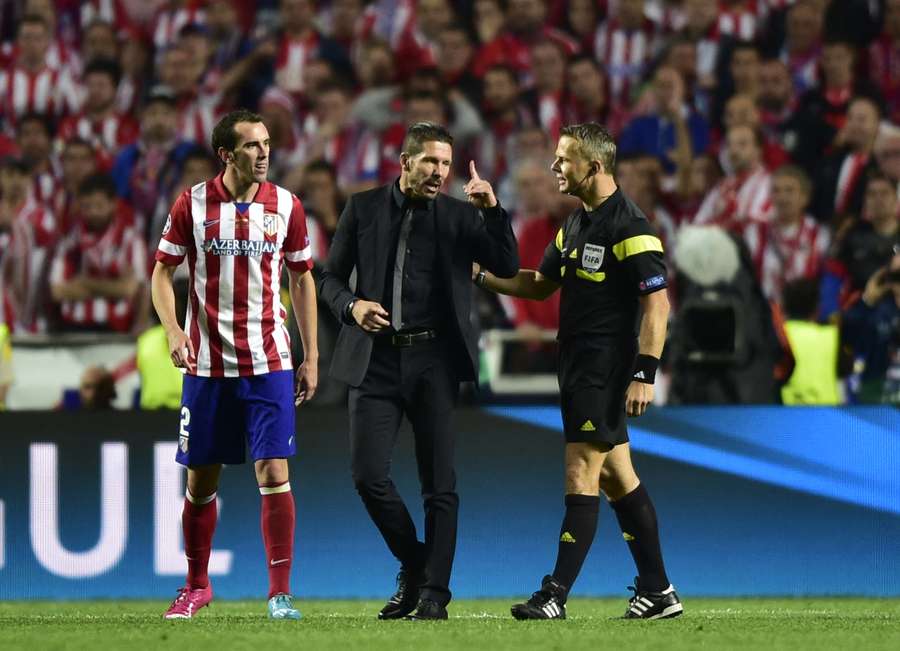 Diego Godín and Simeone Diego Godín and Simeone