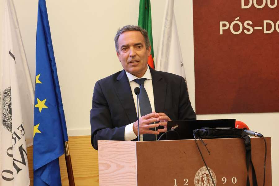 Reinaldo Teixeira, presidente da Liga Portugal, deu palestra Auditório Rui de Alarcão, no Estádio Universitário de Coimbra Reinaldo Teixeira, presidente da Liga Portugal, deu palestra Auditório Rui de Alarcão, no Estádio Universitário de Coimbra