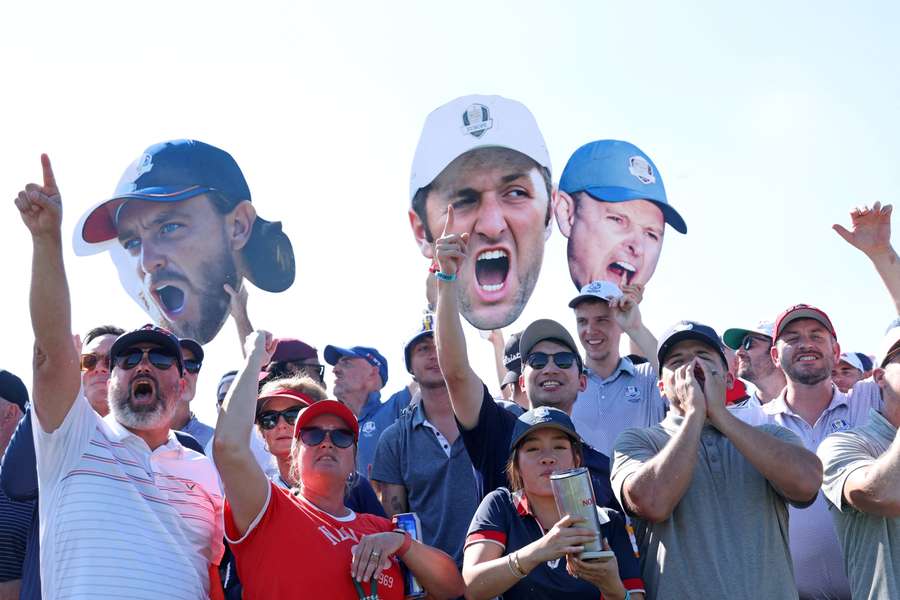 Des fans durant la Ryder Cup.
