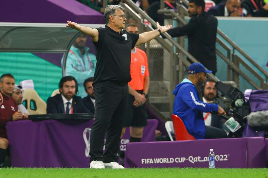 Tata Martino in timpul ultimului sau meci pe banca Mexiuclui