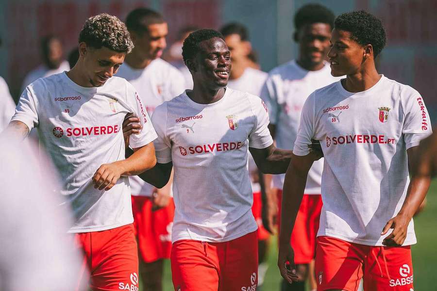 SC Braga prepara o jogo com o Cluj