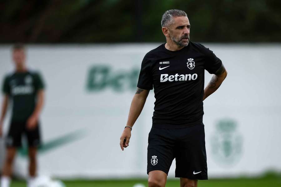 Rui Borges, treinador do Sporting Rui Borges, treinador do Sporting