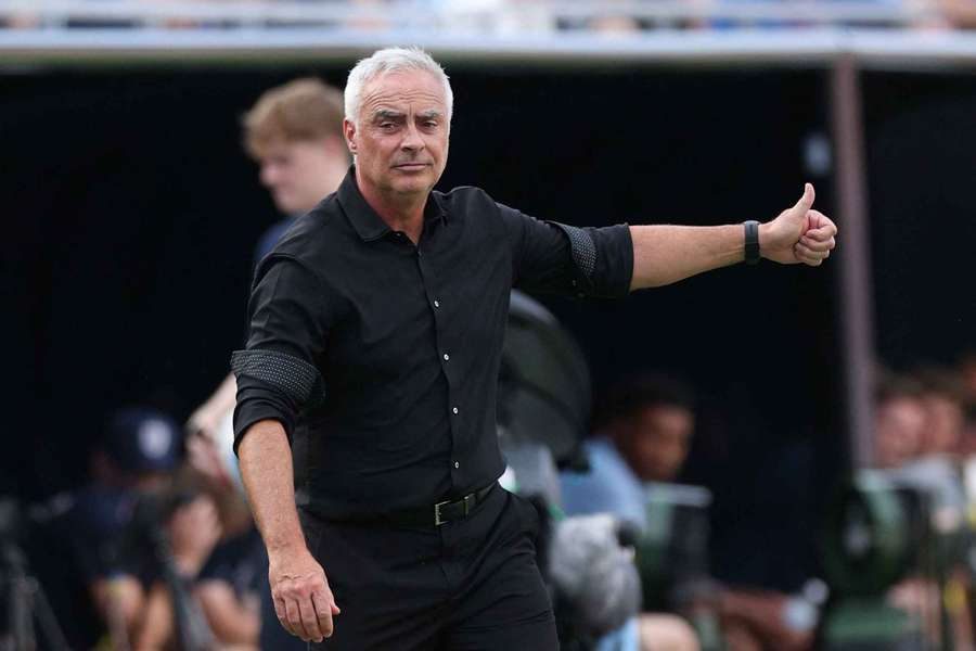 New Zealand head coach Darren Bazeley New Zealand head coach Darren Bazeley