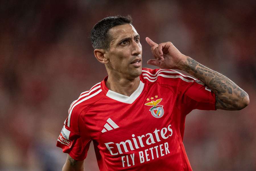 Ángel Di María, extremo do Benfica