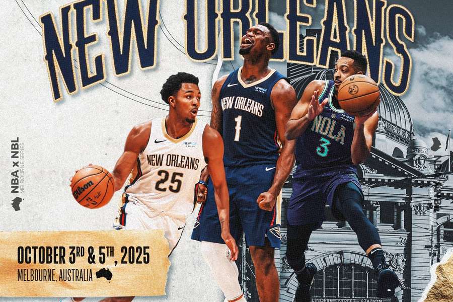 Basketbalisty New Orleans čekají přípravné zápasy v Austrálii. Basketbalisty New Orleans čekají přípravné zápasy v Austrálii.