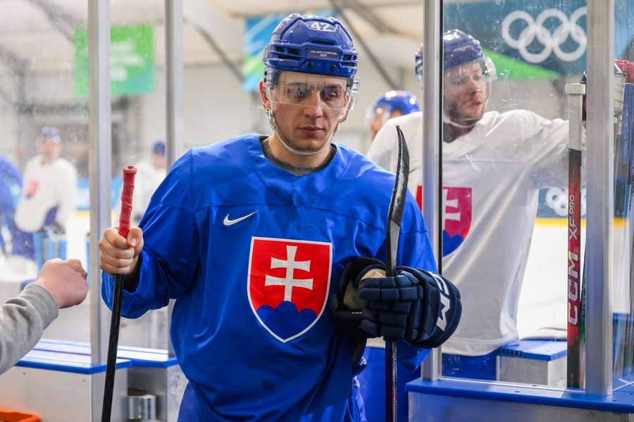 Fehérváry po tréningu.