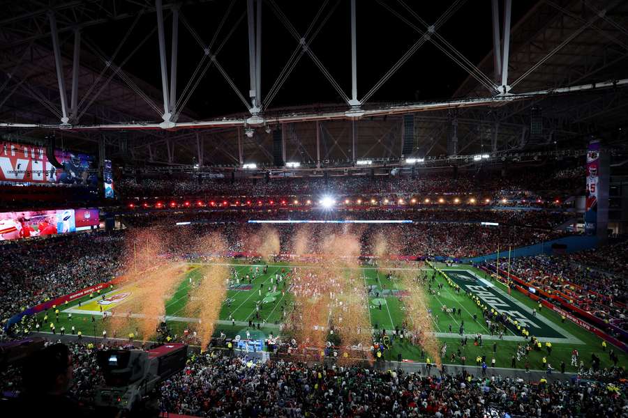 A general view as the Kansas City Chiefs defeat the Philadelphia Eagles at State Farm Stadium