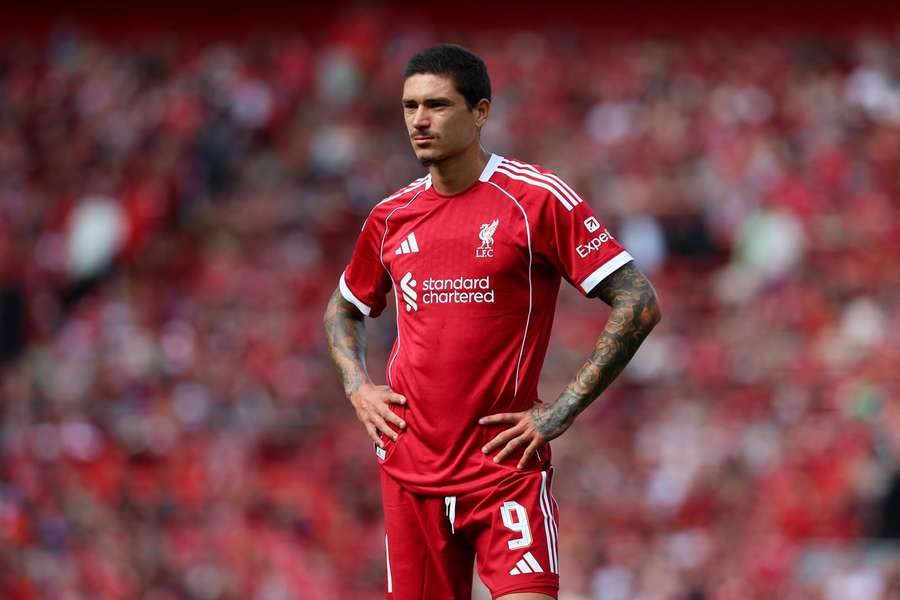 Liverpool's Darwin Nunez during the pre-season friendly v Athletic Bilbao