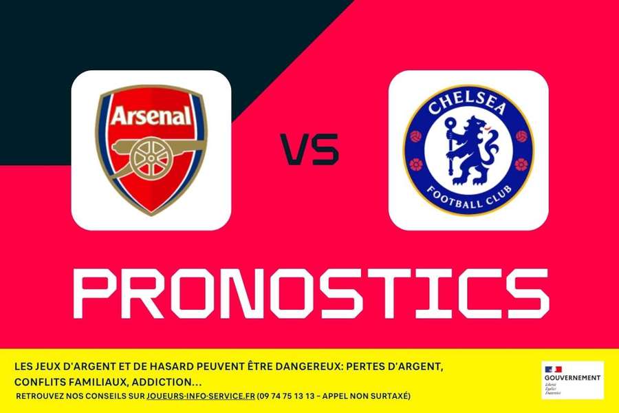 Arsenal - Chelsea : pronostics, meilleurs paris et cotes (Premier League) Arsenal - Chelsea : pronostics, meilleurs paris et cotes (Premier League)