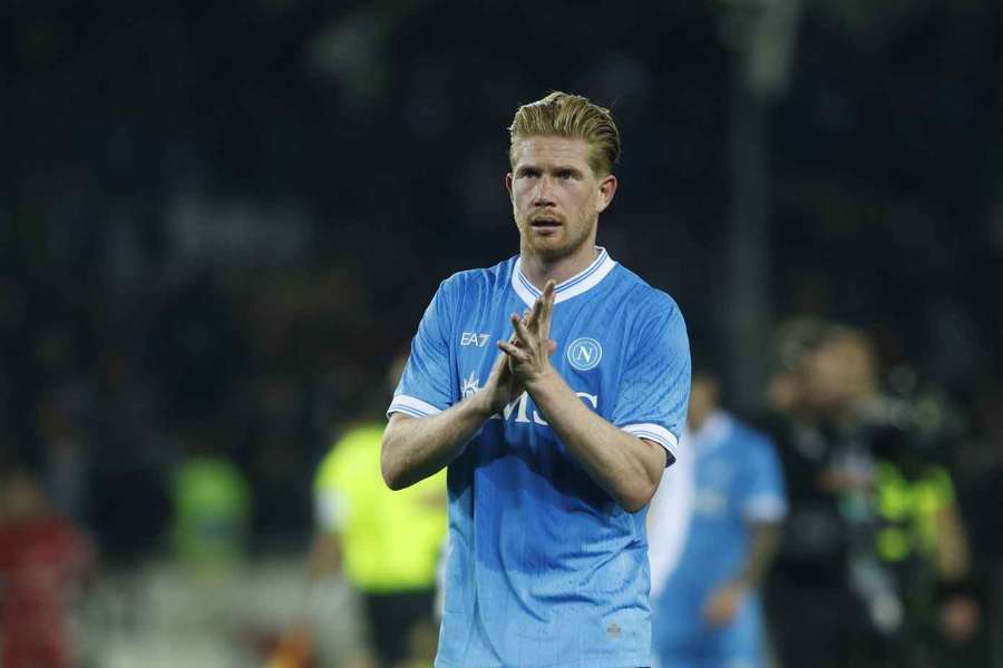 De Bruyne é a esperança do Napoli no jogo