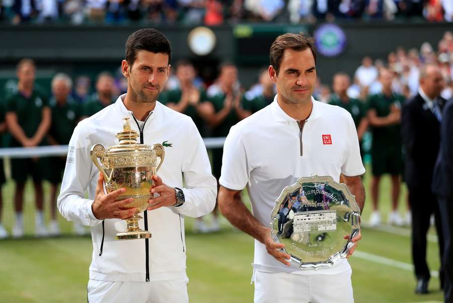 Djoko vence a Federer en un clásico en Wimbledon 2019 Djoko vence a Federer en un clásico en Wimbledon 2019