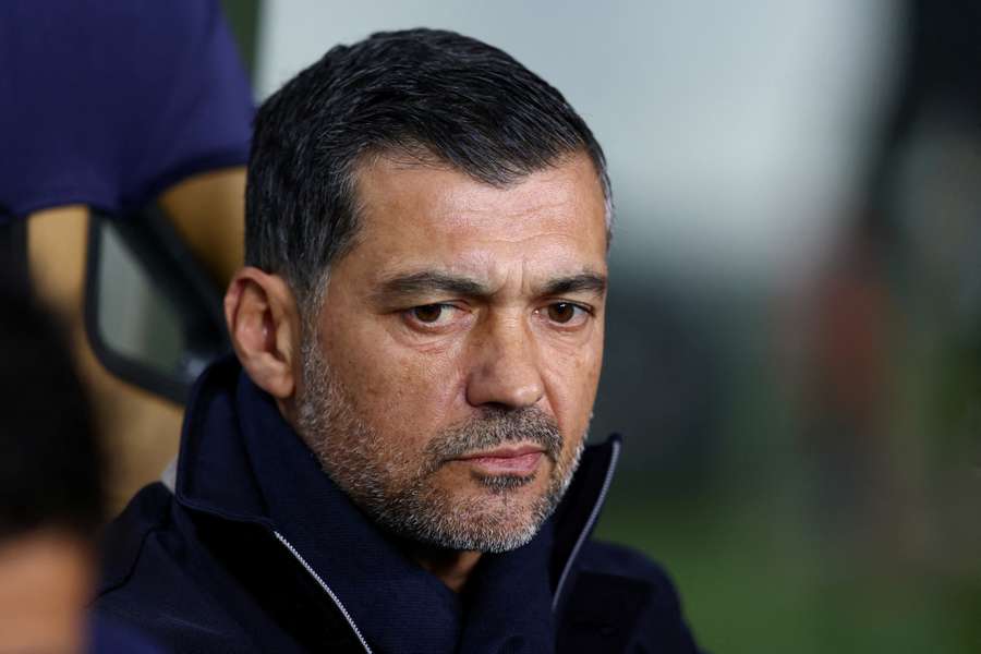 Sergio Conceicao before Porto's match against Arsenal in the Champions League