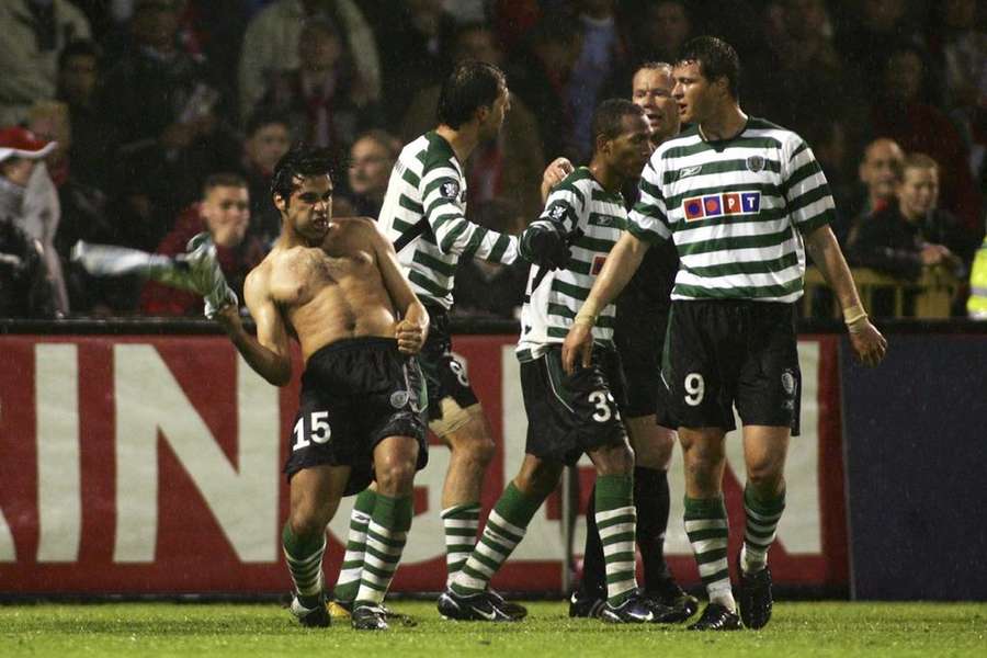 Miguel Garcia fez o golo do apuramento diante do AZ Alkmaar, em 2004/2005