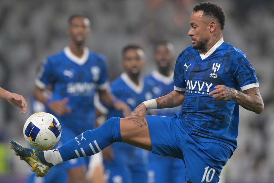 Neymar avec Al-Hilal en Ligue des champions asiatique.