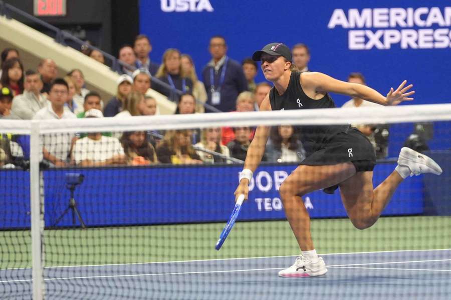 Iga Świątek w finale debla US Open.