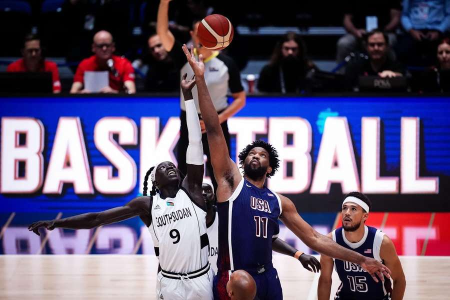 South Sudan and the USA will face off in the men's basketball