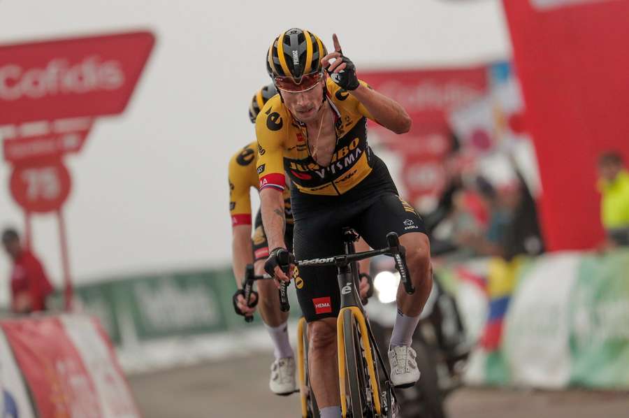 Primoz Roglic triumfował na 17. etapie Vuelta a Espana