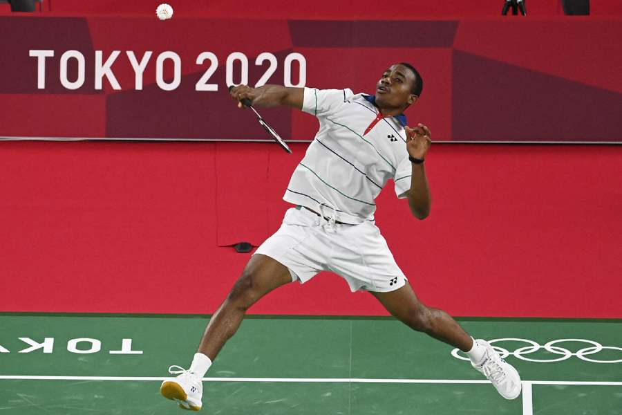 Anuoluwapo Juwon Opeyori in action at the Tokyo Olympics