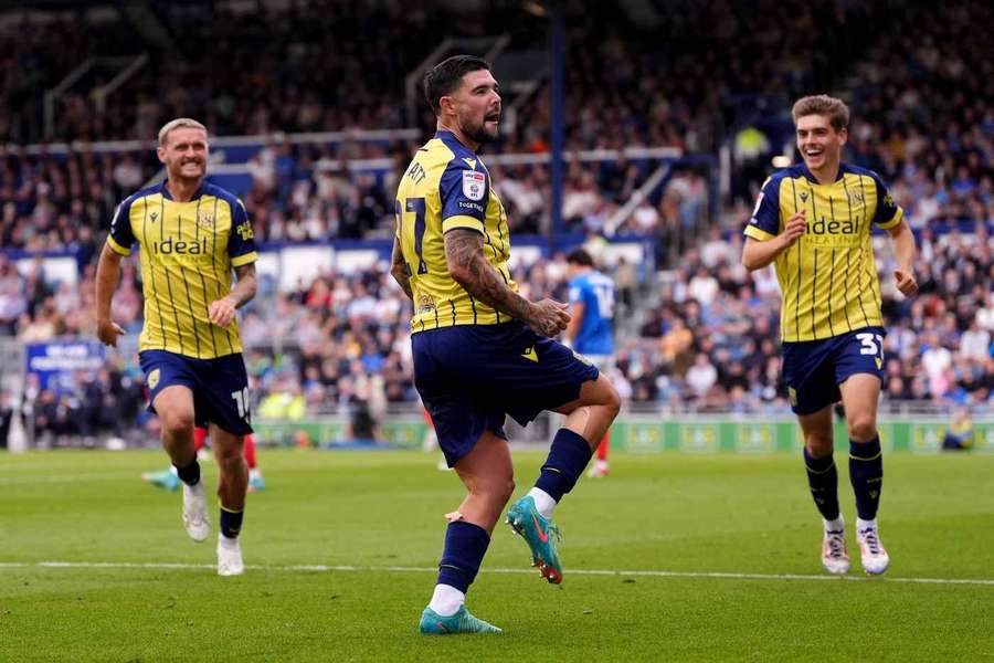 West Brom top of the Championship after Portsmouth rout