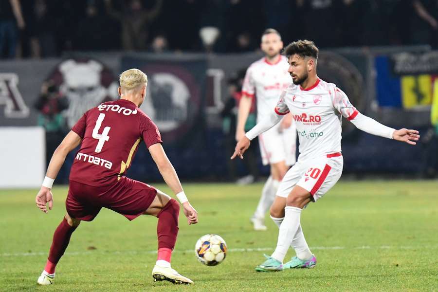 Dinamo a pierdut cu 4-0 pe terenul lui CFR Cluj