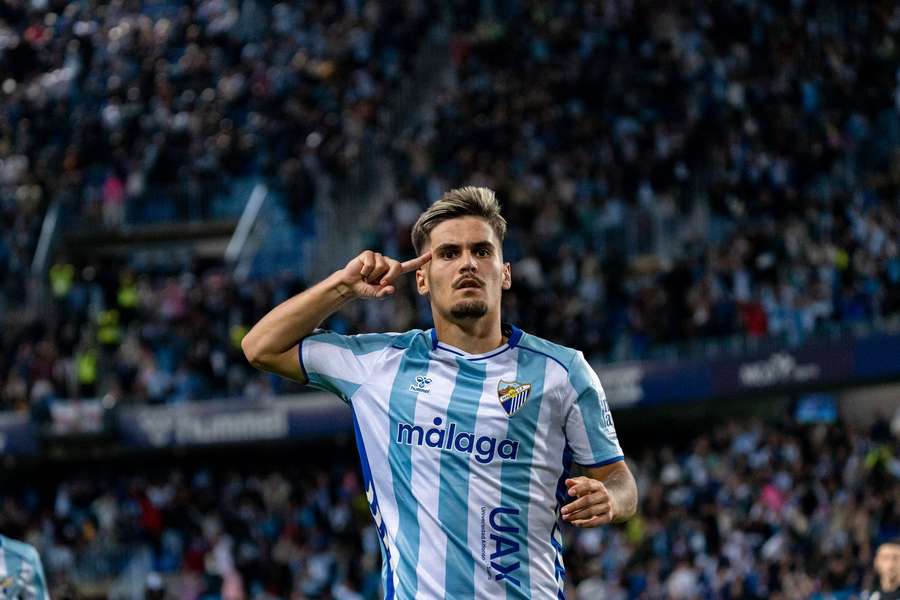 Chupe, avançado de 21 anos do Málaga