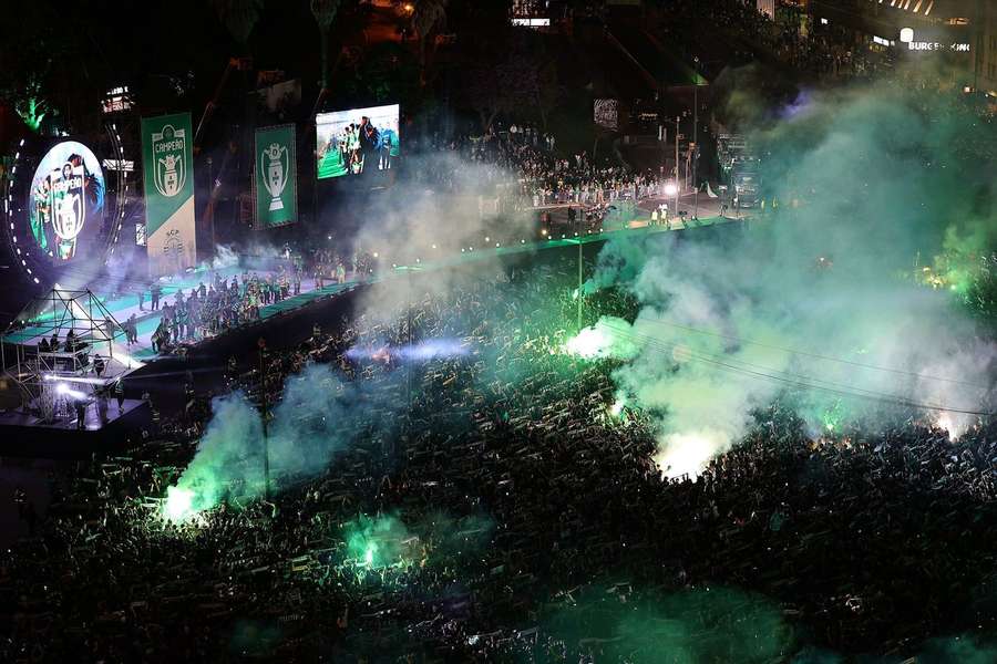 A festa no Marquês de Pombal