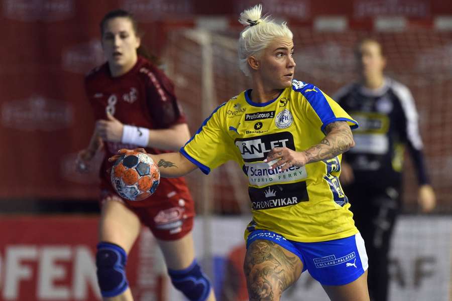 Siden 2015 har Kristina Kristiansen spillet i Nykøbing F. Håndbold.