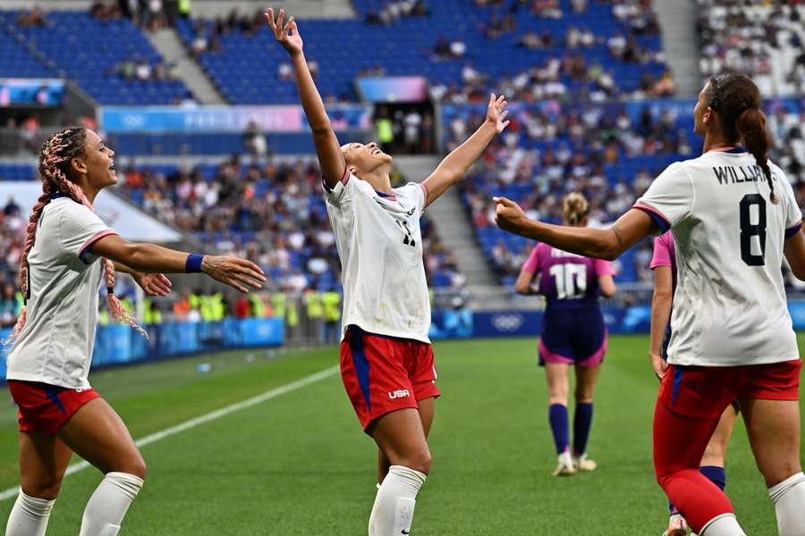 EUA querem o ouro no futebol feminino