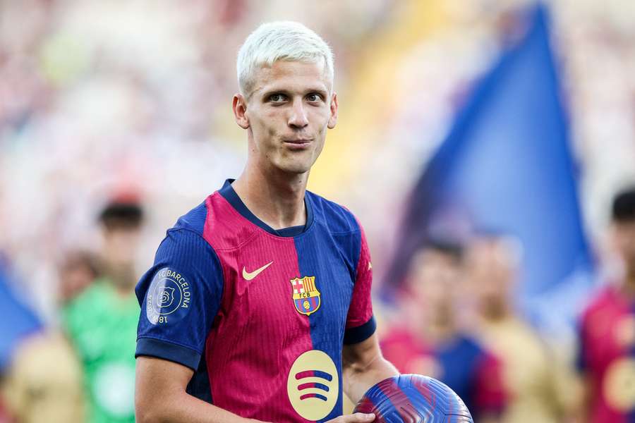 Barcelona's Dani Olmo