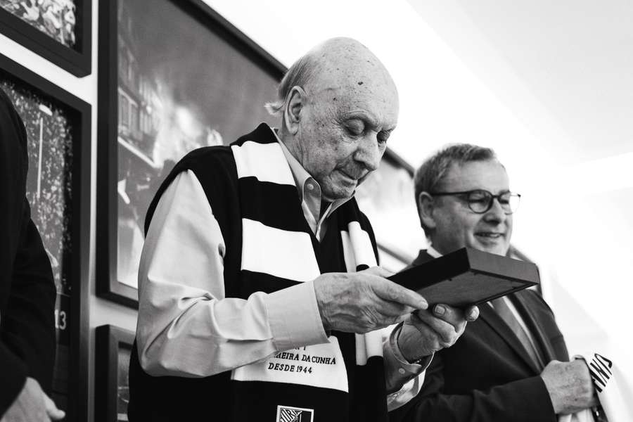 Morreu o sócio número um do Vitória de Guimarães, Jaime Pereira da Cunha Morreu o sócio número um do Vitória de Guimarães, Jaime Pereira da Cunha
