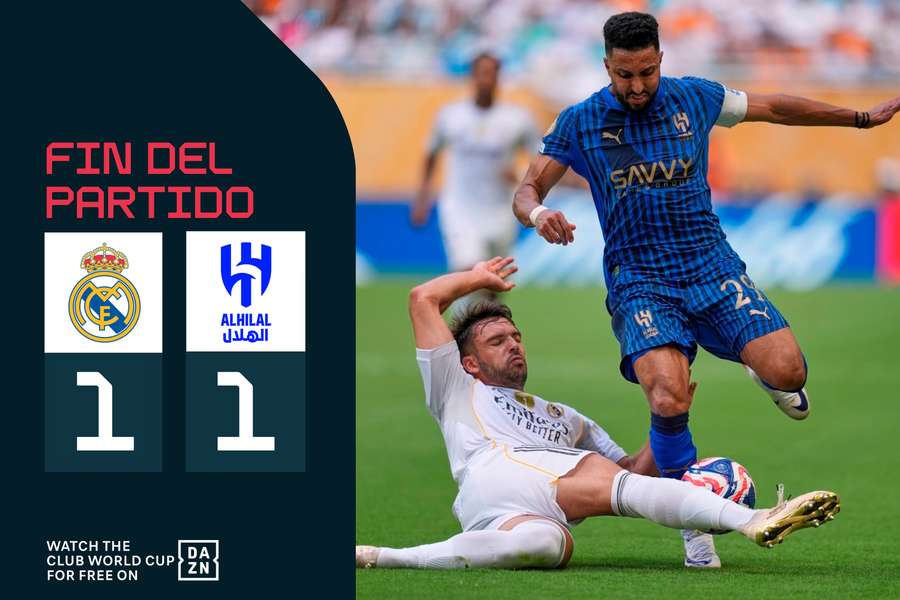 Raúl Asencio, ante Salem Al Dawsari