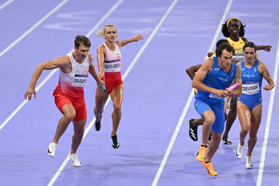 Polacy na 7. miejscu w sztafecie 4x400 m po dyskwalifikacji Francuzów