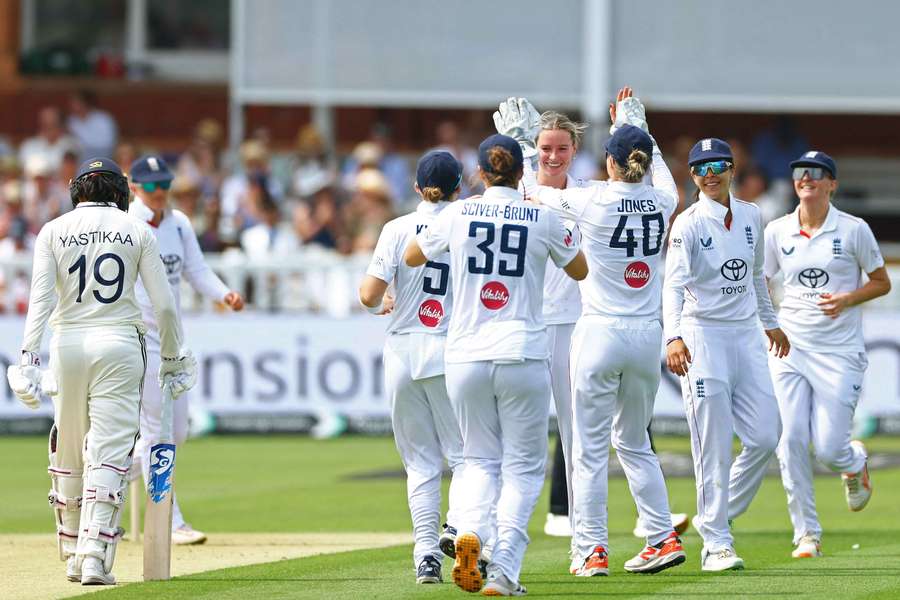 England bowl against India in historic first women's Test at Lord's England bowl against India in historic first women's Test at Lord's
