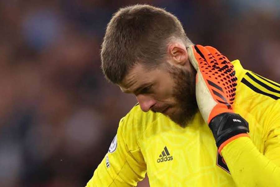 De Gea, durante um jogo com o United.