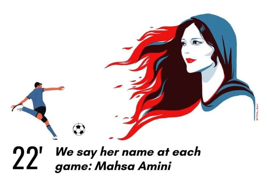 Negin Shiraghaei apelou, através do Twitter, a que o nome de Mahsa Amini seja cantado nos jogos do Irão no Mundial-2022