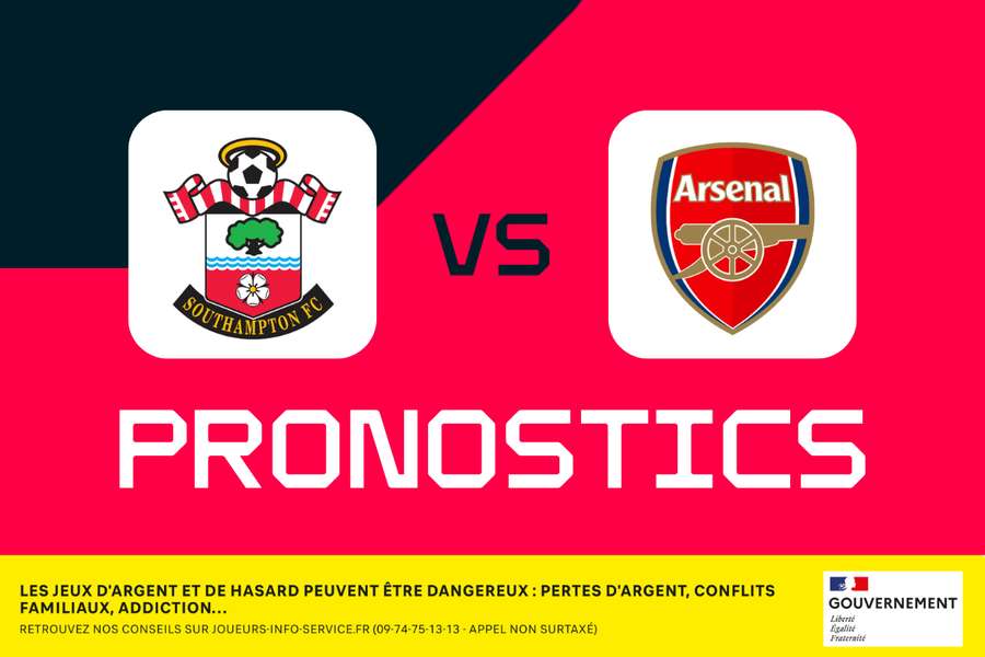 Southampton - Arsenal : pronostics pour le quart de finale de la FA Cup, meilleurs paris et cotes
