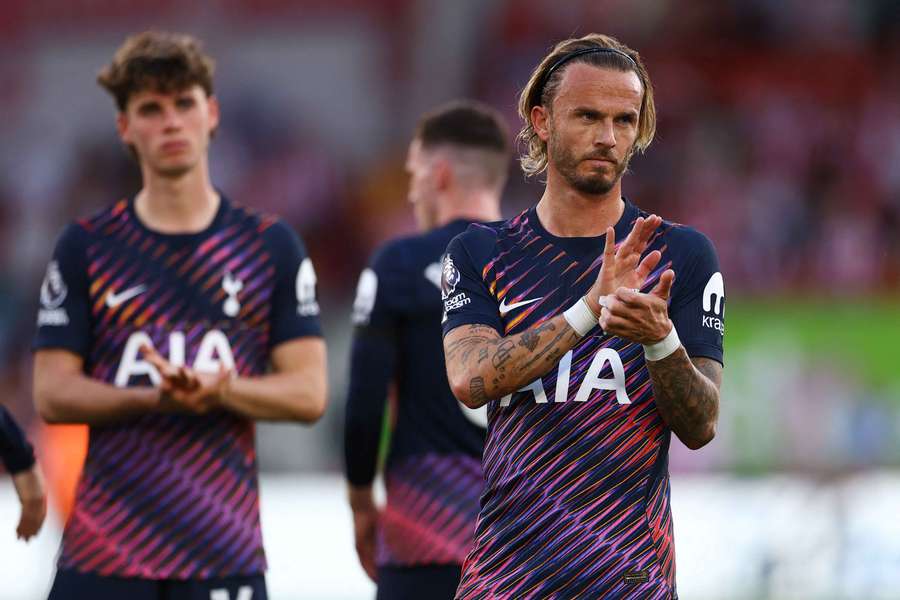 Tottenham midfielder James Maddison.