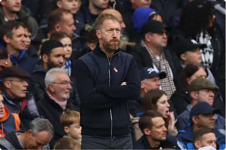 Graham Potter a preluat Chelsea în luna septembrie