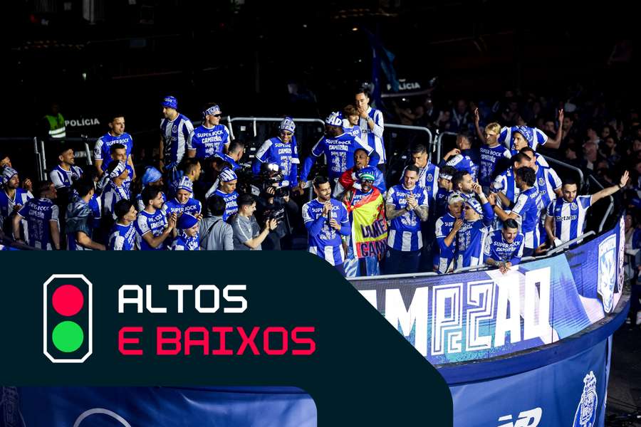 Festa do FC Porto após título conquistado no Dragão
