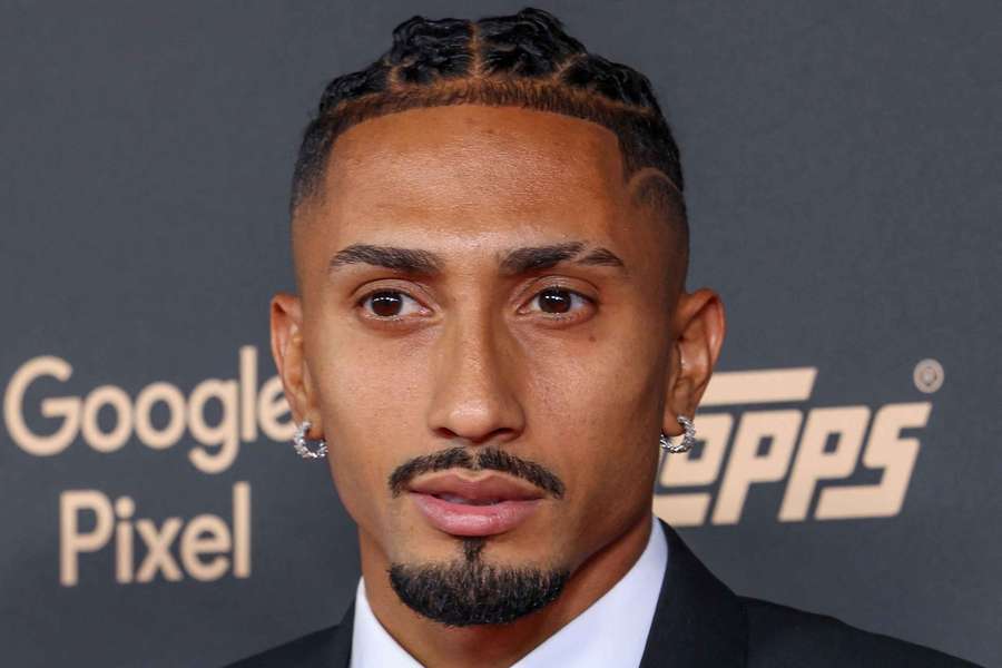Raphinha à la cérémonie du Ballon d'or.