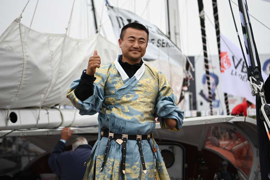 Le skipper chinois Jingkun Xu