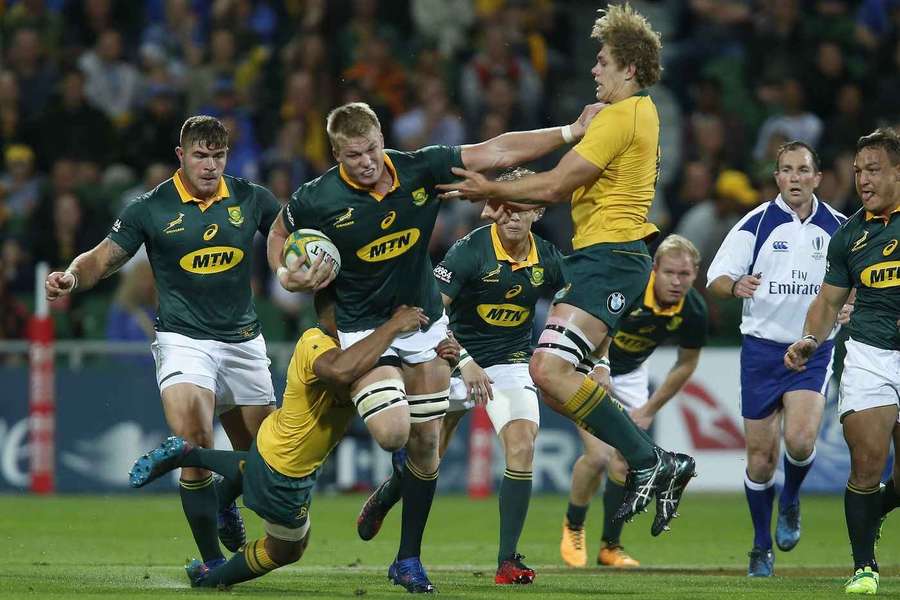 Pieter-Steph du Toit într-un meci contra Australiei
