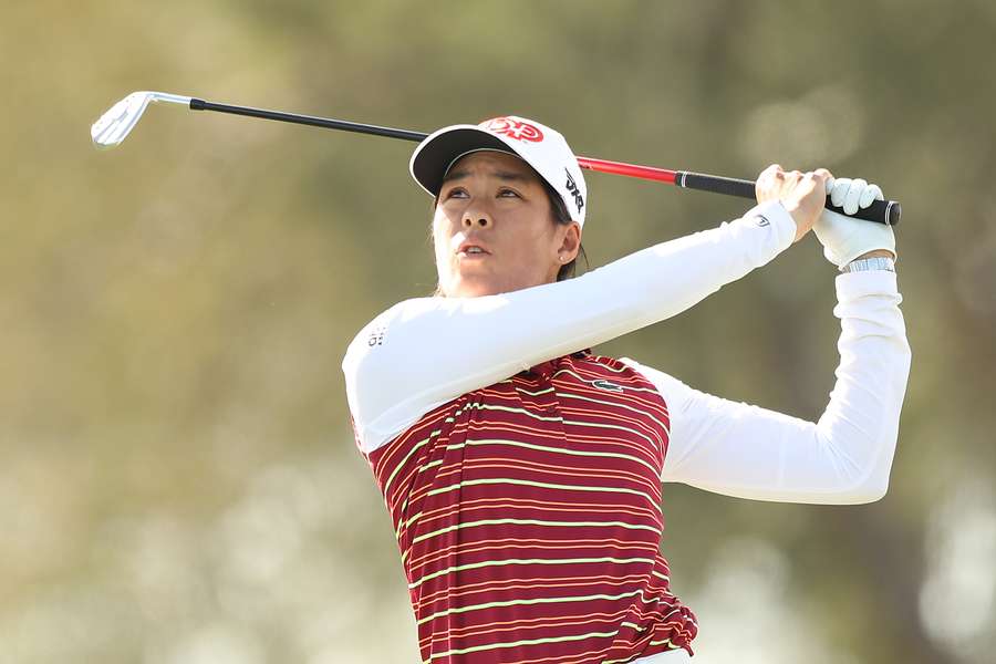 Celine Boutier of France plays her shot