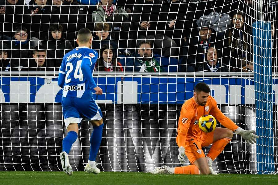 La acción del empate a uno.