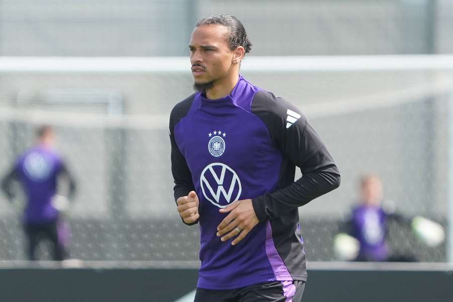 Leroy Sané im Training der Nationalmannschaft.