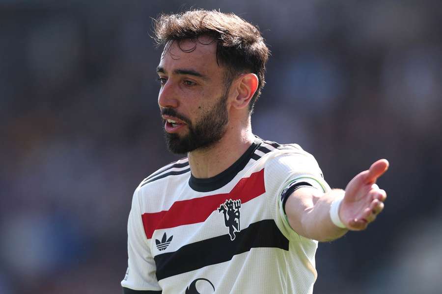 Bruno Fernandes é a referência do Manchester United em uma temporada longe do brilho